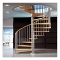 "Most Selling Luxury Design Competive Price Wood Tread  Spiral Staircase"